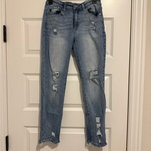 KanCan Light Blue Distressed Skinny Jeans